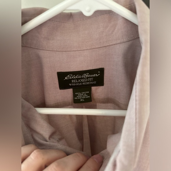 Eddie Bauer light Pink Casual Button Down Shirt - Picture 6 of 9